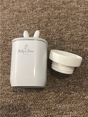 Baby's Brew White Bottle Warmer with Nuk attachment